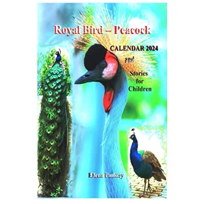 Afbeelding van Royal Bird Peacock. Calendar 2024. Stories for Children