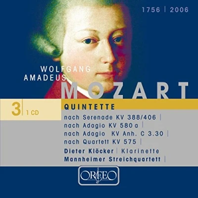 Afbeelding van Dieter Klöcker, Mannheimer Streichquartett Mozart: Quintette (CD)