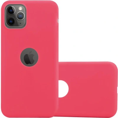 Afbeelding van Cadorabo Hoesje geschikt voor Apple iPhone 11 PRO in CANDY ROOD Beschermhoes gemaakt van flexibel TPU silicone Case Cover