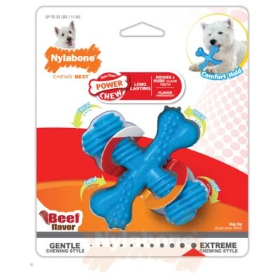 Afbeelding van Nylabone Extreme Chew X Bone Rund Hondenspeelgoed Small Voor Honden Tot 11kg