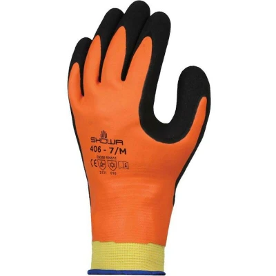 Afbeelding van Showa winterhandschoenen 406 waterafstotend oranje maat XXL
