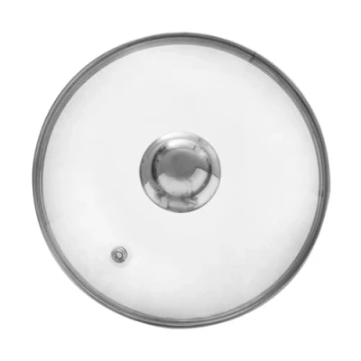 Afbeelding van orion group Glazen deksel met roestvrijstalen ring voor pan en pan, diameter 14, 16, 18, 20, 22, 24, 26, 28, 30, 32 cm, hittebestendig tot 200 C, universeel