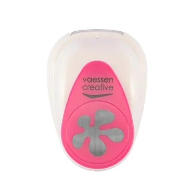 Afbeelding van Vaessen Creative Craft Paper Punch Stans, middelgroot, voor zomersproeten, om te knutselen, scrapbooking en kaarten maken, meerkleurig, 7,3 x 5,3 5 cm