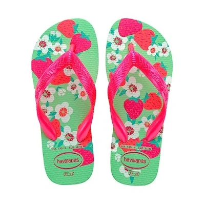 Afbeelding van Havaianas Kids Flores, teenslippers voor meisjes, Green Garden