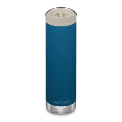 Afbeelding van Klean Kanteen TKWide Vacuum Insulated drinkfles (Café Cap) Corsair blauw 592ml