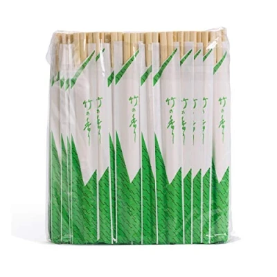 Afbeelding van Ken Chiku Genroku 100 paar duurzame bamboe eetstokjes afzonderlijk verpakt Japanse hashi Ohashi 20 cm