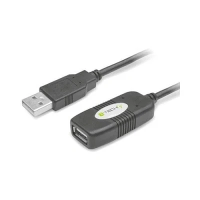 Image de Rallonge USB 2.0 TECHly IUSB REP10TY [1x type A mâle 1x femelle]