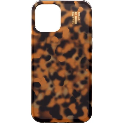 Afbeelding van iDeal of Sweden Hoesje Geschikt voor iPhone 12 / Pro ClearCase Design Meerkleurig Tortoise