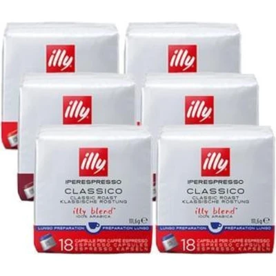 Afbeelding van Illy Iperespresso Lungo 6 x 18 koffiecapsules