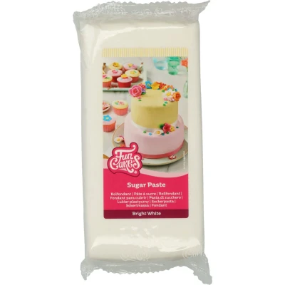 Afbeelding van FunCakes Rolfondant Wit 1kg Fondant voor Cupcakes en Taarten