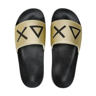 Afbeelding van SUN68 Slippers LOGO Heren Sandalen Muiltjes Badsandalen Zwart X35102 1143 Maat EU 41