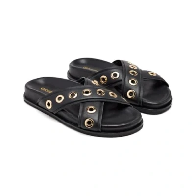 Afbeelding van GIOSEPPO Hiles Sandales plates pour femme Noir Pointure 37, Noir, 37 EU