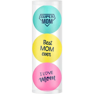 Afbeelding van Golfballen Gift Set Best Mom 3 Ballen Gekleurd