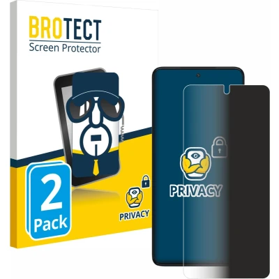 Afbeelding van BROTECT privacy screenprotector voor Motorola Edge 30 Folie Beschermfolie Blauwlichtfilter (2 Stuks)