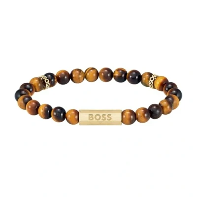 Afbeelding van BOSS Sphere Armband goldcoloured, Heren, Maat: One Size, Gold coloured