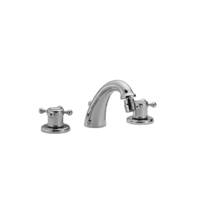 Afbeelding van Huber Victorian 3 gats Thermostatische Bidetmengkraan RVS VTT730102A