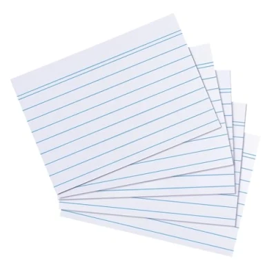 Afbeelding van Herlitz 50019397 indexkaart A8, wit, 170 g/m2, 200 stuks gelast