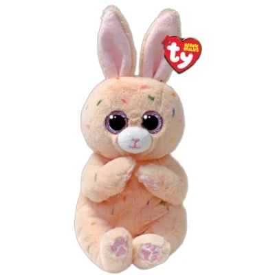 Afbeelding van Ty Beanie Babies Bellies Easter Peaches Bunny 15cm