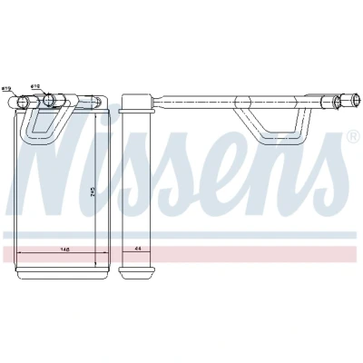 Afbeelding van Nissens Kachelradiateur 72208