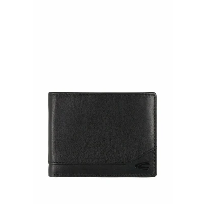 Afbeelding van camel active Leren Portemonnee Stone Jeans Wallet Black Zwart