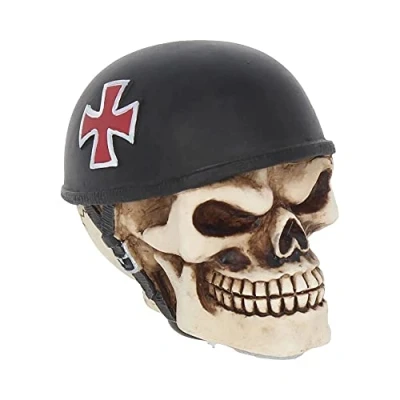 Afbeelding van Nemesis Now Pookknop Skull Racer Multicolours