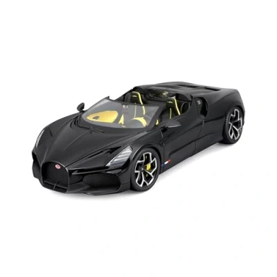Afbeelding van Bburago Bugatti Mistral 18 11051BK schaal 1/18 deuren en beweegbare kap, zwart