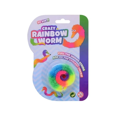Afbeelding van Gekke regenboog worm op kaart 24433