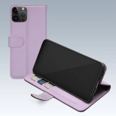 Afbeelding van Mobilize Premium Gelly Wallet Book Case Apple iPhone 14 Pro Purple