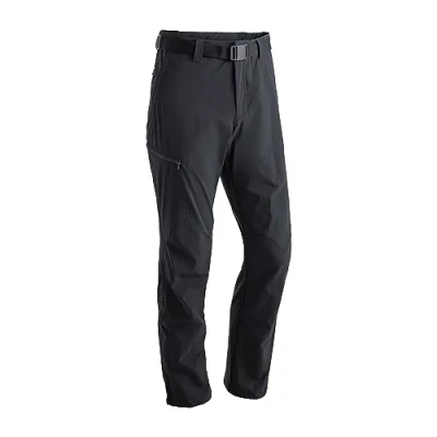 Afbeelding van Maier Sports Nil Roll Up Wandelbroek 90% PA 10% EL met riem, bi elastisch, sneldrogend en waterdicht, Zwart