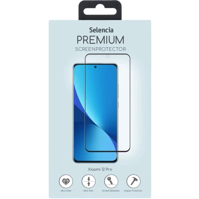 Afbeelding van Selencia Screenprotector Geschikt voor Xiaomi 12 Pro Tempered Glass Gehard Glas Premium