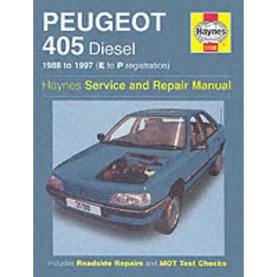 Afbeelding van Peugeot 405 Diesel Service &amp; Repair Man