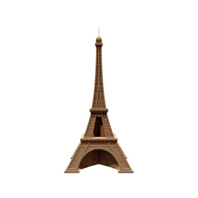 Afbeelding van Cartonic Eiffeltoren 3D puzzel DIY Frankijk Parijs Kinderen en volwassenen