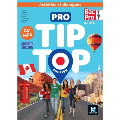 Image de Pro TIP TOP ENGLISH Anglais 1re Tle Bac Ed. 2024 CD Audio