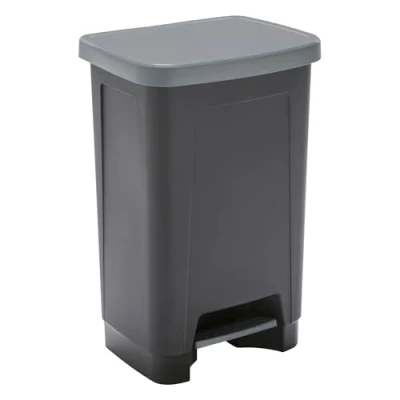 Afbeelding van Sundis 4504001 pedaalemmer voor de keuken, 50 l, zwart en grijs