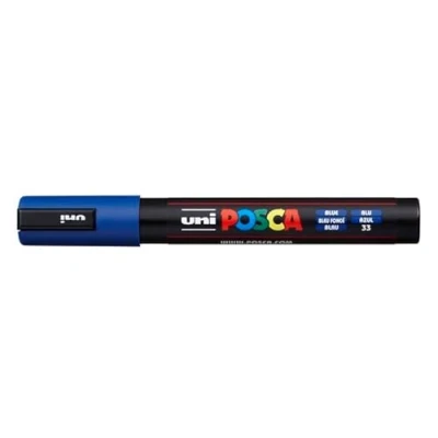 Afbeelding van Verfstift Posca PC5M M donkerblauw