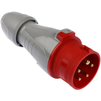 Afbeelding van Legrand 555129 rechte mobiele stekker P17 IP44 16A, 380V tot 415V , 3P+N+T