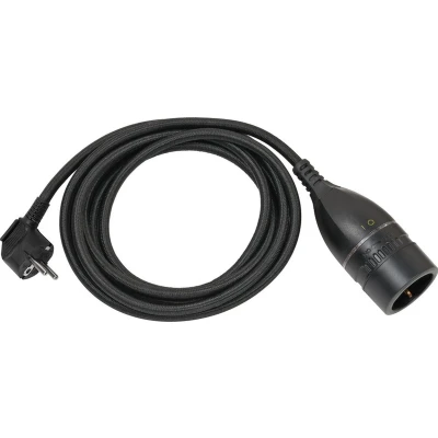 Afbeelding van Brennenstuhl 1161830030 Stroom Verlengkabel Zwart 5.00 m H05VV 3G 1,5 mm²