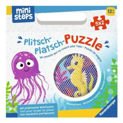 Afbeelding van Ravensburger ministeps 4588 Splish splash puzzel zeedieren Buitenspeelgoed &amp; badspeelgoed (10 onderdelen)