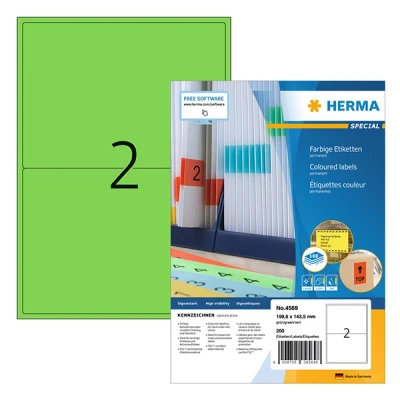 Image de herma etiquette universelle special, 199,6 x 143,5 mm noir