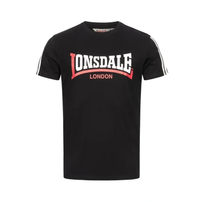 Afbeelding van Lonsdale Elphin Tshirt print, Heren, Maat: XXL, Black white red