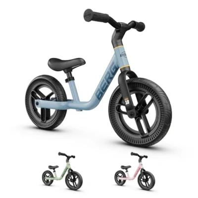 Afbeelding van BERG MOOV Loopfiets 10 inch 2+ Jaar Lichtgewicht EVA banden Verstelbaar Stuur en Zadel Blauw