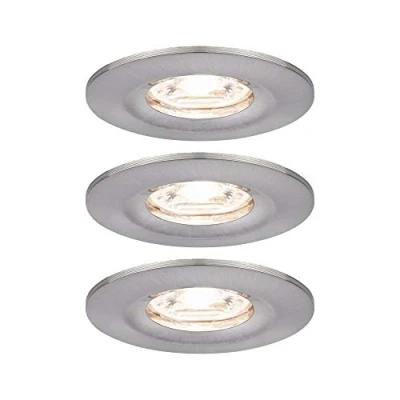 Afbeelding van Paulmann 94301 EBL Nova mini Coin LED inbouwlamp Set van 3 stuks 4 W IJzer