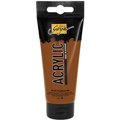 Afbeelding van Solo Goya Oxidebruine Acrylverf 100ml tube Hoge kwaliteit A merk