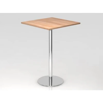 Afbeelding van hjh OFFICE PRO Bistro H88Q C Systeem conferentietafel Walnoot / Chroom