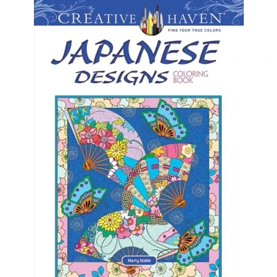 Afbeelding van Creative Haven Japanese Designs Coloring Book