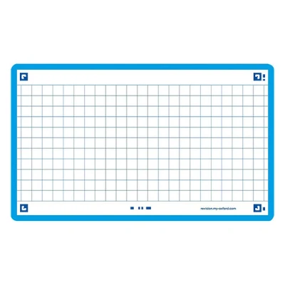 Image de Oxford fiches bristol quadrillées A7 (80 pièces) turquoise