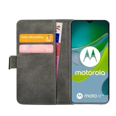 Afbeelding van Mobilize PU leer Book Case Zwart Motorola Moto E13