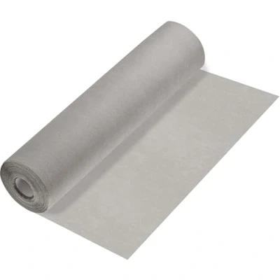 Afbeelding van 100%Mosel Vlies tafelloper in grijs (30 cm x 25 m), decoratief tafelkleed voor verjaardagen, bruiloften en speciale gelegenheden