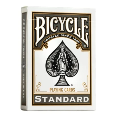Afbeelding van zwarte fiets rijder 808 speelkaarten Bicycle black rider playing cards