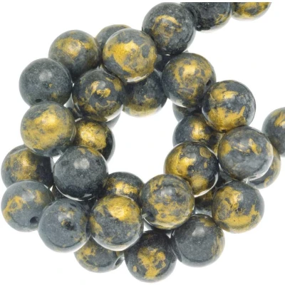 Afbeelding van Mashan Jade Kralen (4 mm) Blue Grey (90 stuks)